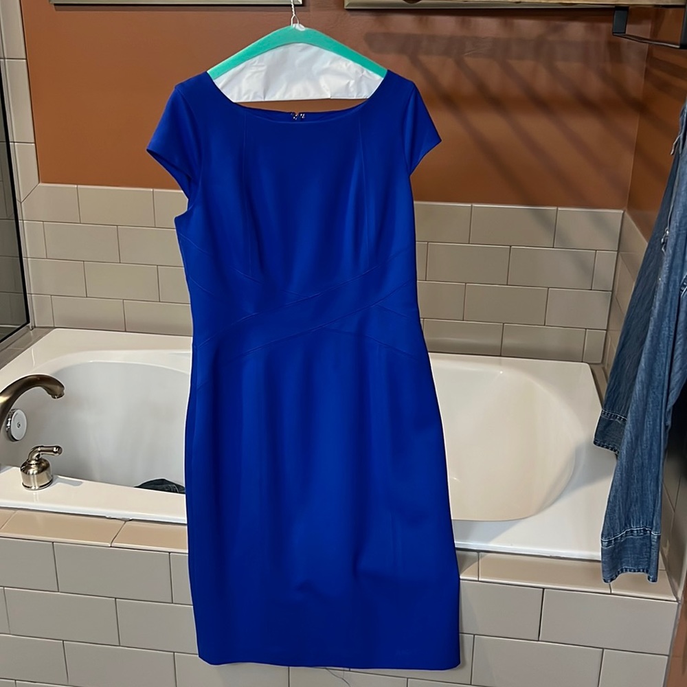 WHBM royal blue party dress
